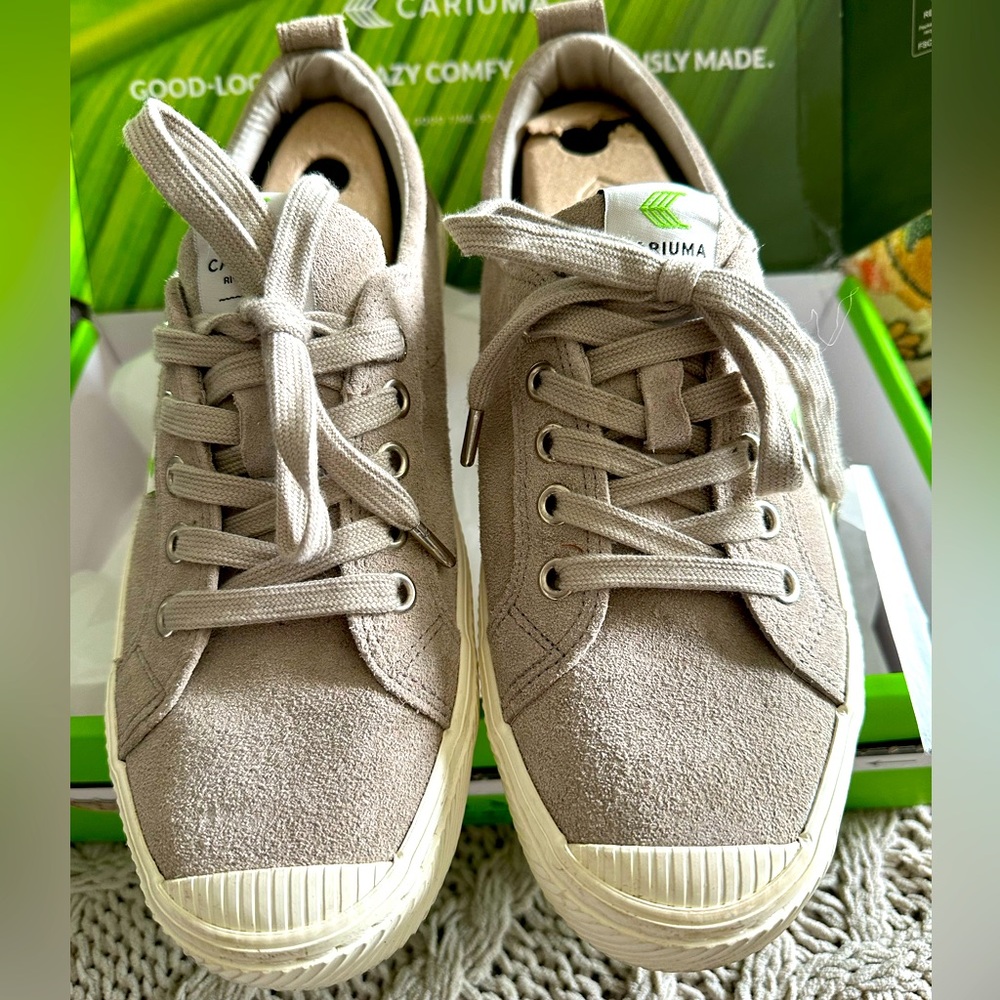 OCA Low Cariuma 7.5 tan suede